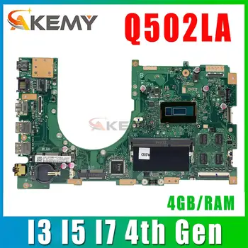 Anakart ASUS Q502L Q502 Q502LA Laptop Anakart I3 I5 I7 4th Gen 4 GB/RAM ANA KURULU TEST TAMAM