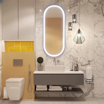 Küçük birim banyo lavabo, modern ışık lüks stil banyo dolabı, özelleştirilmiş
