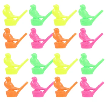 16 Adet kuş ıslık yetişkin karikatür sahne slayt müzik parti plastik Müzik Aleti Çocuk