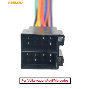 FEELDO 1 Adet Araba OEM Ses Stereo Kablo Demeti Volkswagen / Audi / Mercedes Kurulum Satış Sonrası Stereo # AM1770