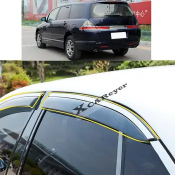 Honda Odyssey için RB1 2005 2006 2007 2008 Araba Vücut Şekillendirici Sticker Plastik pencere camı Rüzgar Visor Yağmur