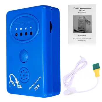 Yetişkin Bebek yatak ıslatma Enürezis idrar yatak ıslatma Alarmı +Sensör kelepçe İle Mavi