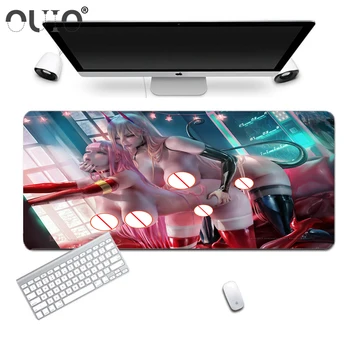 Seksi Büyük Popo Büyük Mouse Pad 40X90 XXL Oyun Aksesuarları Oyun Laptop Klavye Pedi Halı Ofis Mouse Pad masa pedi Csgo