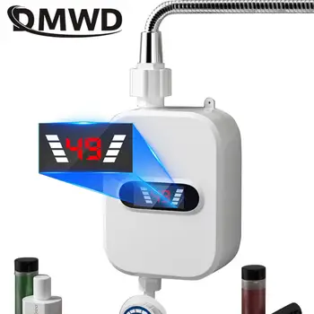 DMWD elektrikli sabit sıcaklık su ısıtıcı musluk anında ısıtma musluk su ısıtıcı LED ekran dikey kurulum duş