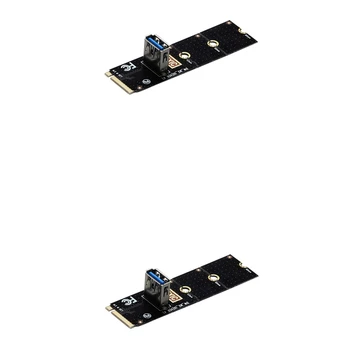 2 Adet NGFF M. 2 To USB3. 0 PCI Express Dönüştürücü Adaptör Grafik Cardextender M2 PCI-E Pcıe Transferi Madencilik Yükseltici