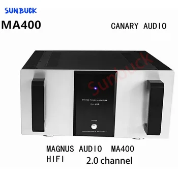 Sunbuck bakın Kanarya MA400 güç amplifikatörü 600W 2.0 kanal yüksek güç Sınıf A ve B hifi Arka Amplifikatör Ses